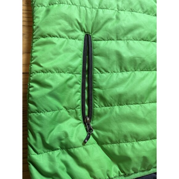 Marmot Mens Jacket Size Medium Green/Black Full Zip Puffer Preppy Outdoor - Picture 7 of 16